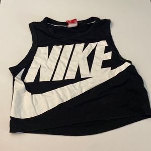 Black Nike crop top size XS